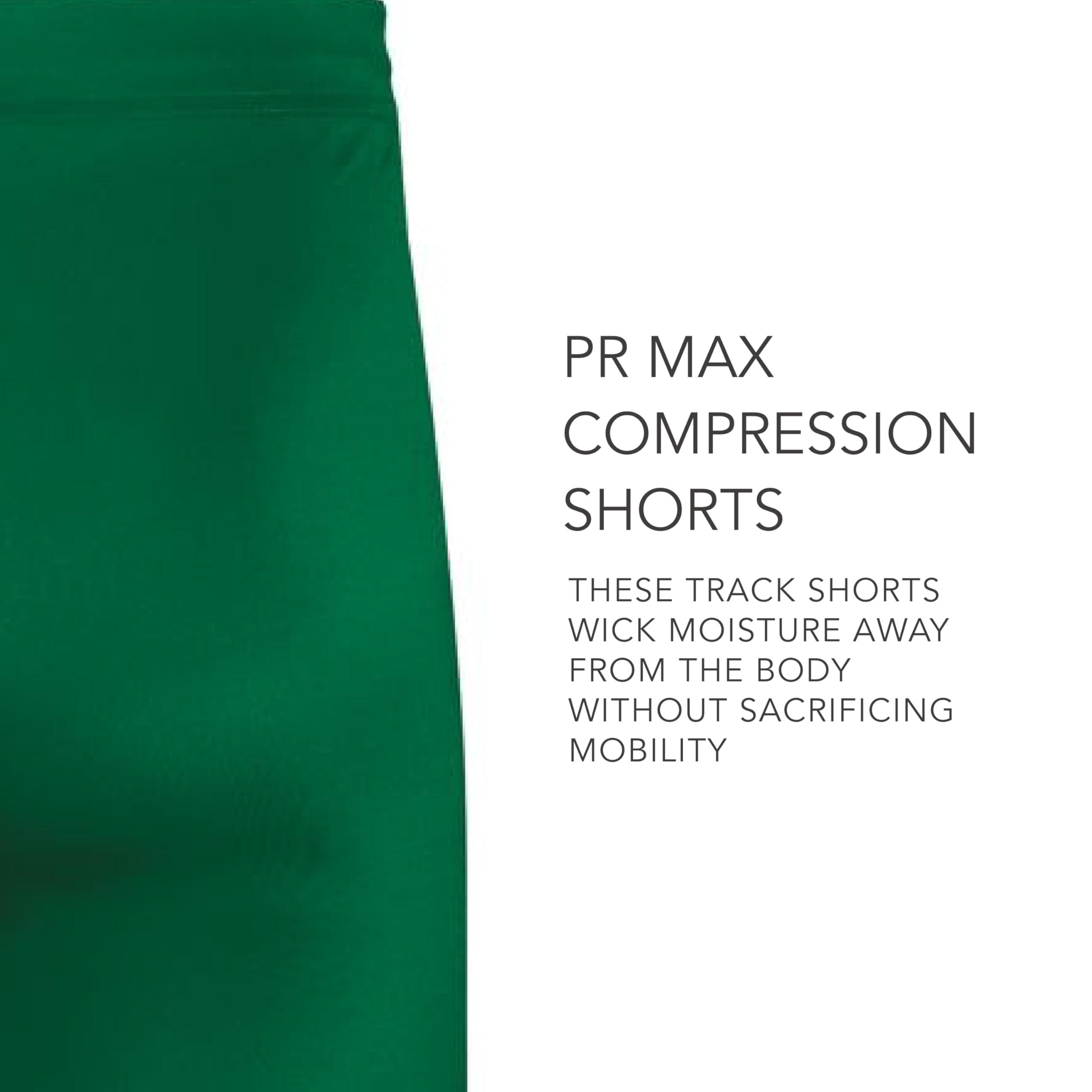 Holloway Men's Premium Max Compression Shorts - High-Performance Workout & Running Shorts for Gym, Training & Sports Activities