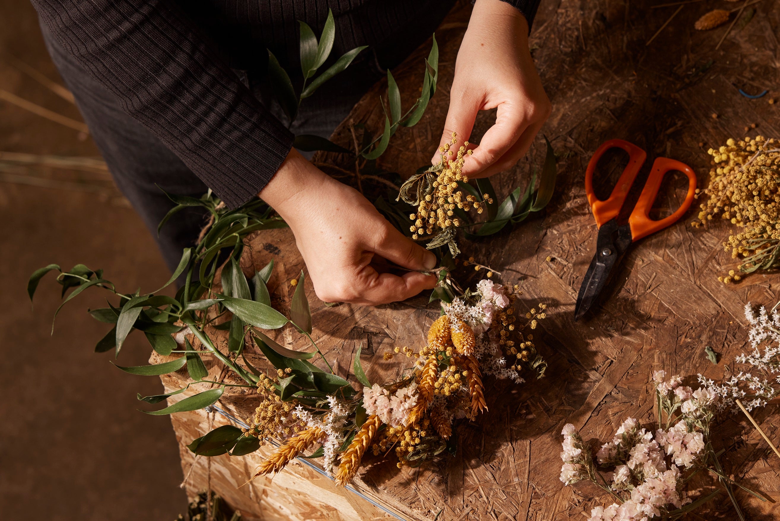 Dried Flower Crown Workshop - Create Beautiful Floral Headpieces | June 22, 2025 | Perfect for Weddings, Festivals & DIY Crafting