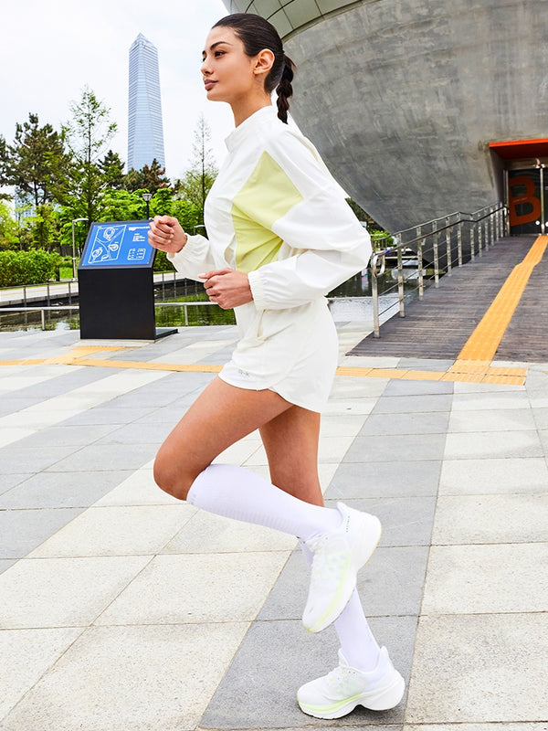 Stylish RX Color Block Windbreaker Jacket - Lightweight Waterproof Outdoor Windbreaker for Men & Women - Perfect for Hiking, Running, and Casual Wear