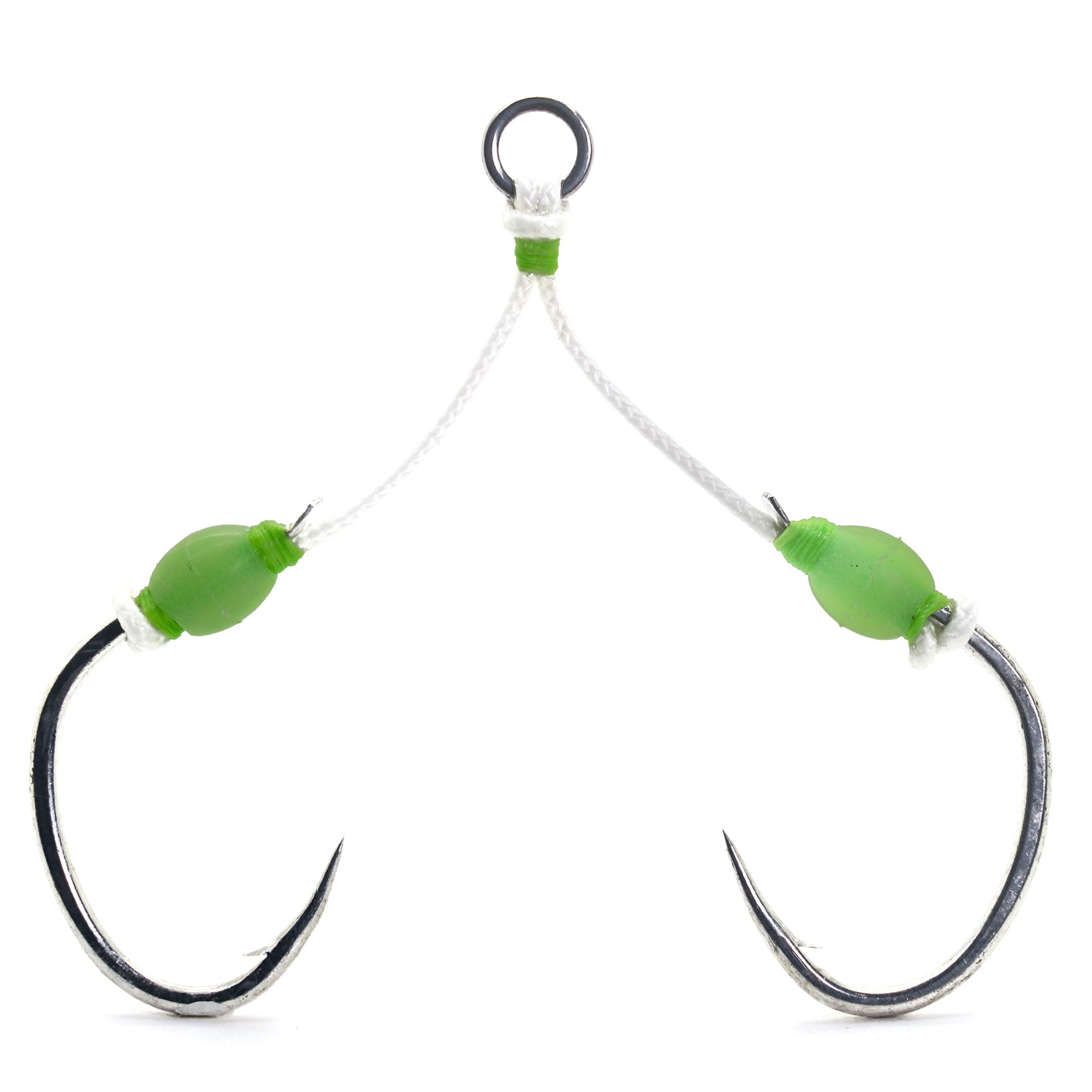 Mustad J Assist3 Slow Pitch Assist Hooks 2 Pack - Premium Saltwater Fishing Hooks for Slow Pitch Jigging, Tuna, and Grouper - Perfect for Offshore and Deep Sea Fishing Adventures