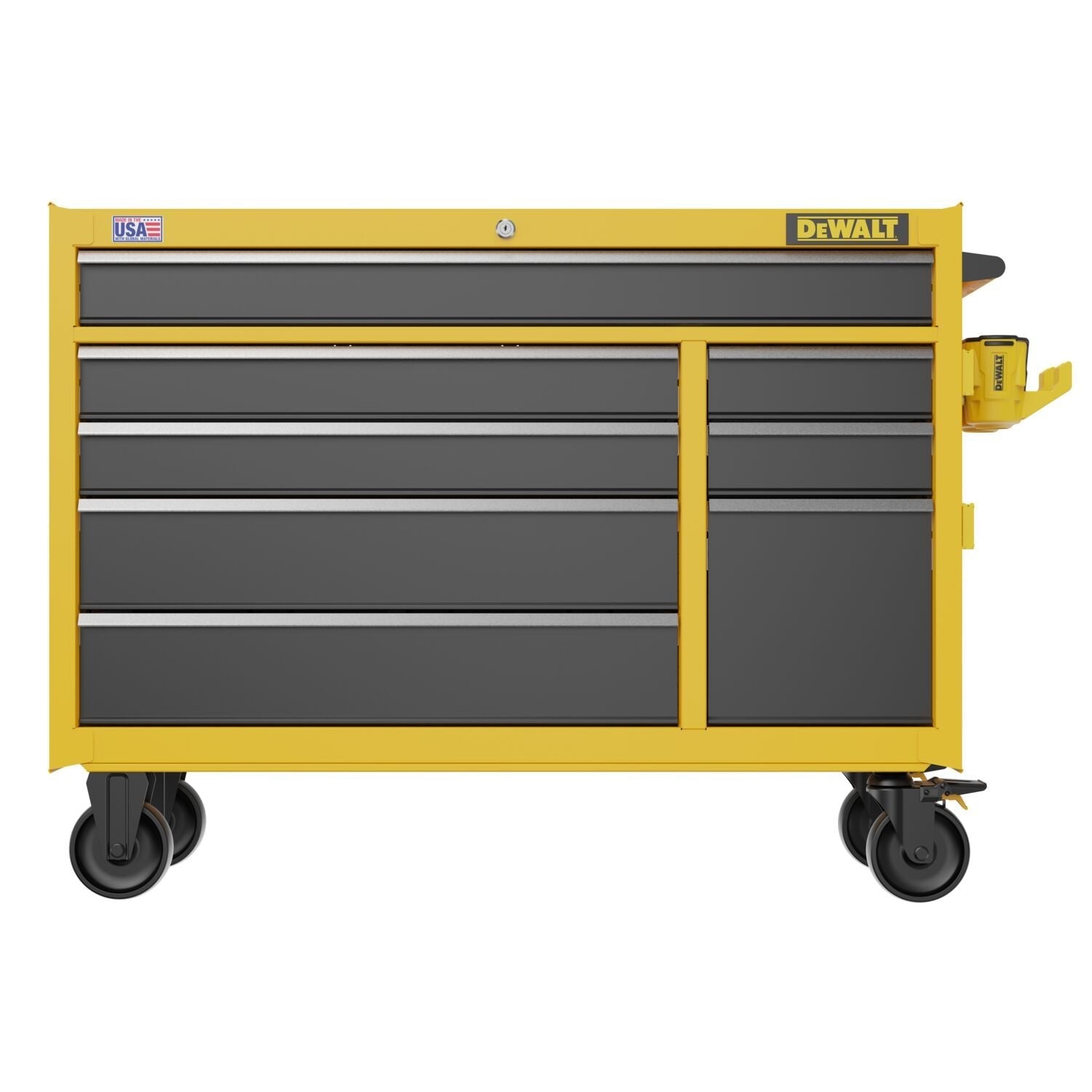 DEWALT DWST52082 52-Inch 8-Drawer Rolling Tool Cabinet - Heavy Duty Mobile Storage for Professional Mechanics & DIY Garage Organization