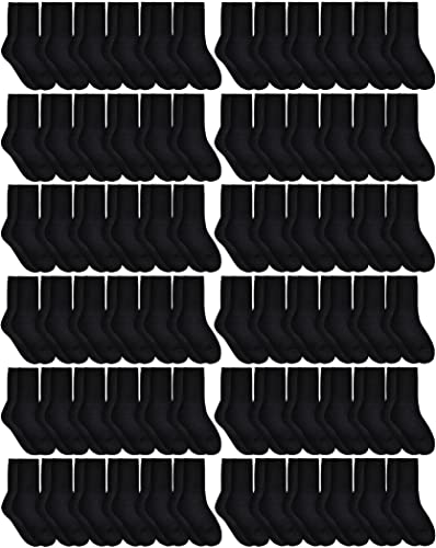72 Pairs Men Black