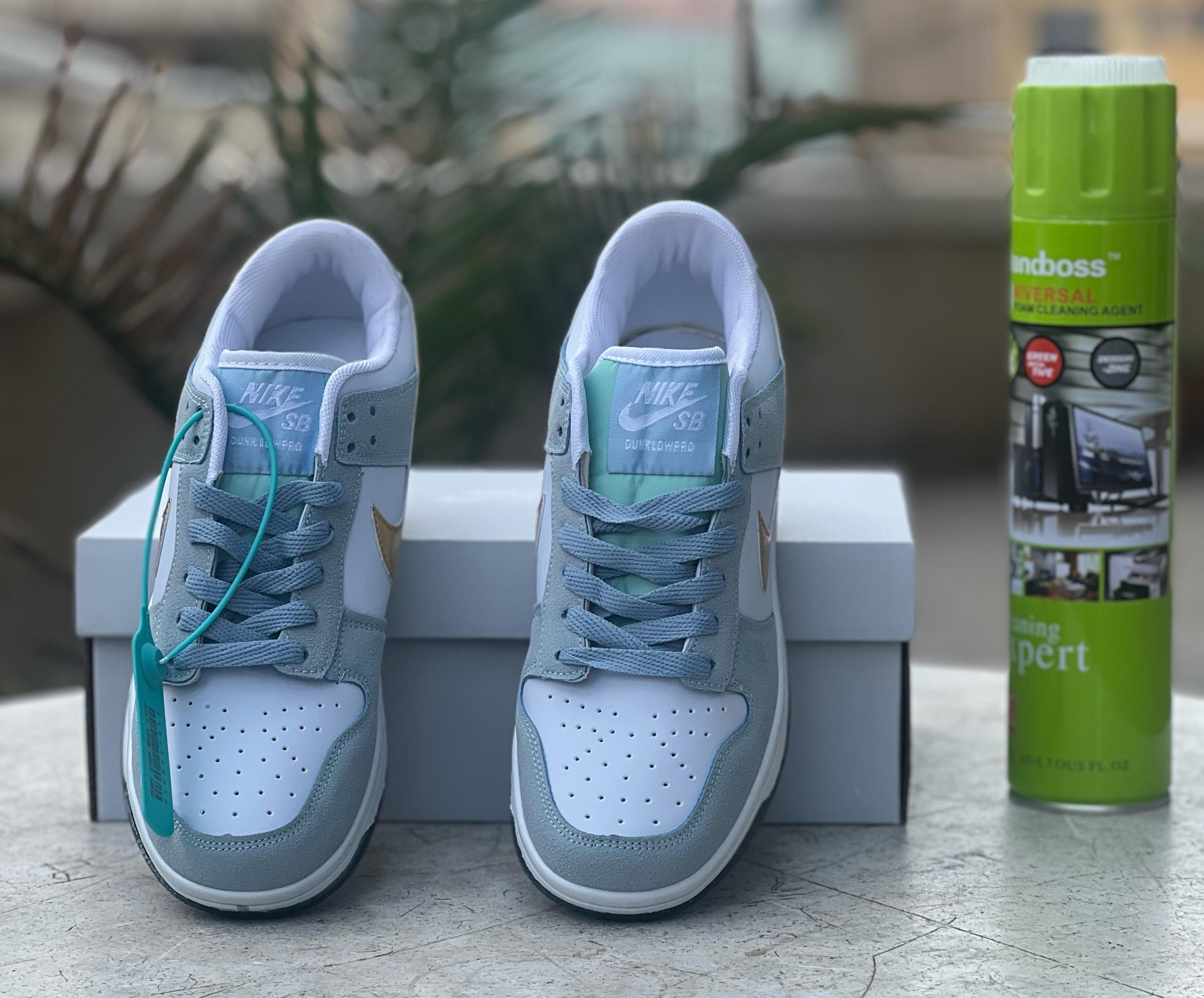 Nike Dunk Low Grey White Gold Sneakers - Men's/Women's Casual Shoes for Running, Walking & Street Style Fashion
