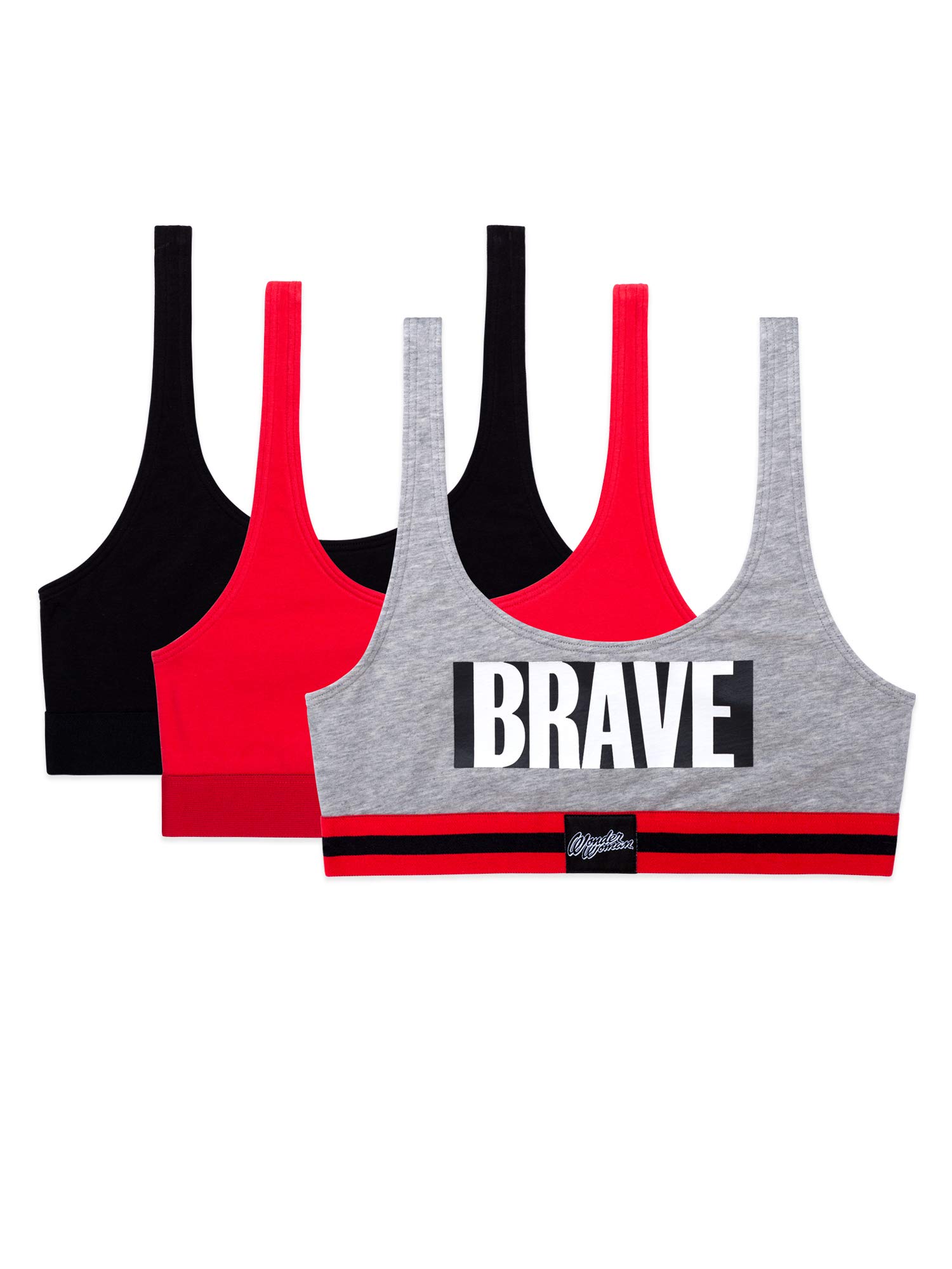 Fruit of the Loom Girls' Cotton Built-Up Stretch Sports Bra - Comfortable Support for Active Kids - Perfect for Gymnastics, Dance & Playtime