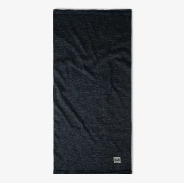 BUFF Merino Wool Lightweight Solid Night Blue Neck Gaiter - Perfect for Hiking, Running & Outdoor Activities