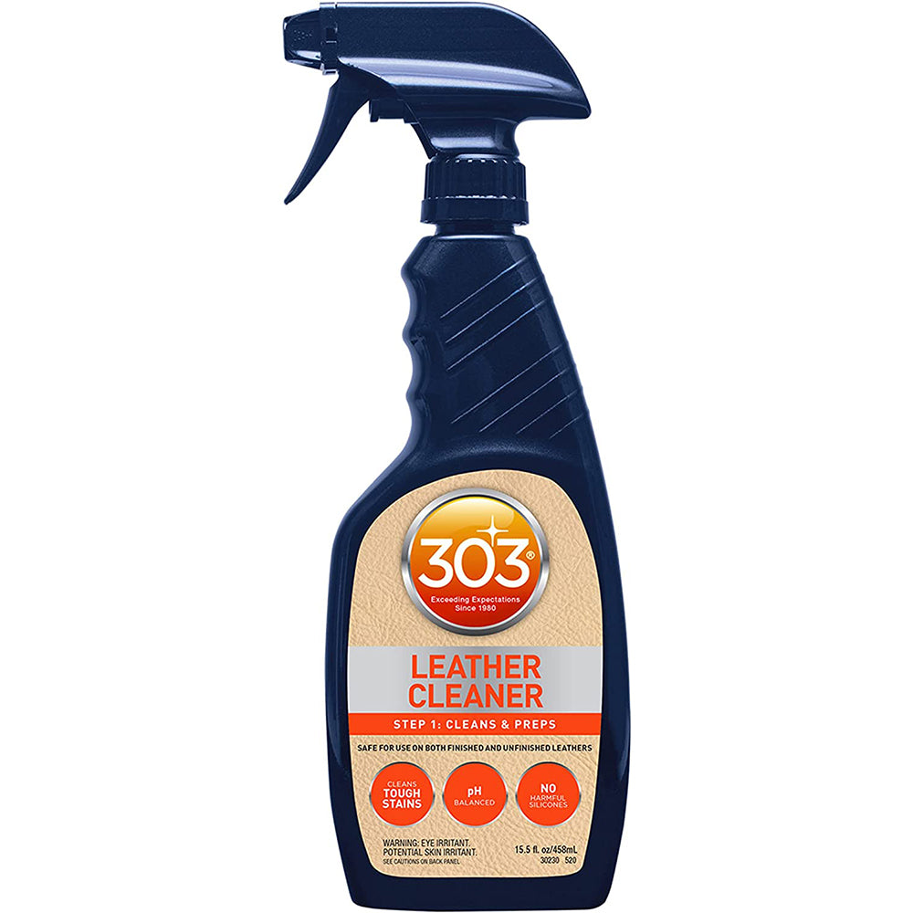 303 Leather Cleaner & Conditioner - 16oz Bottle for Car Seats, Furniture & Accessories | Restores & Protects Genuine & Synthetic Leather | Safe for Cars, Sofas, Bags & More