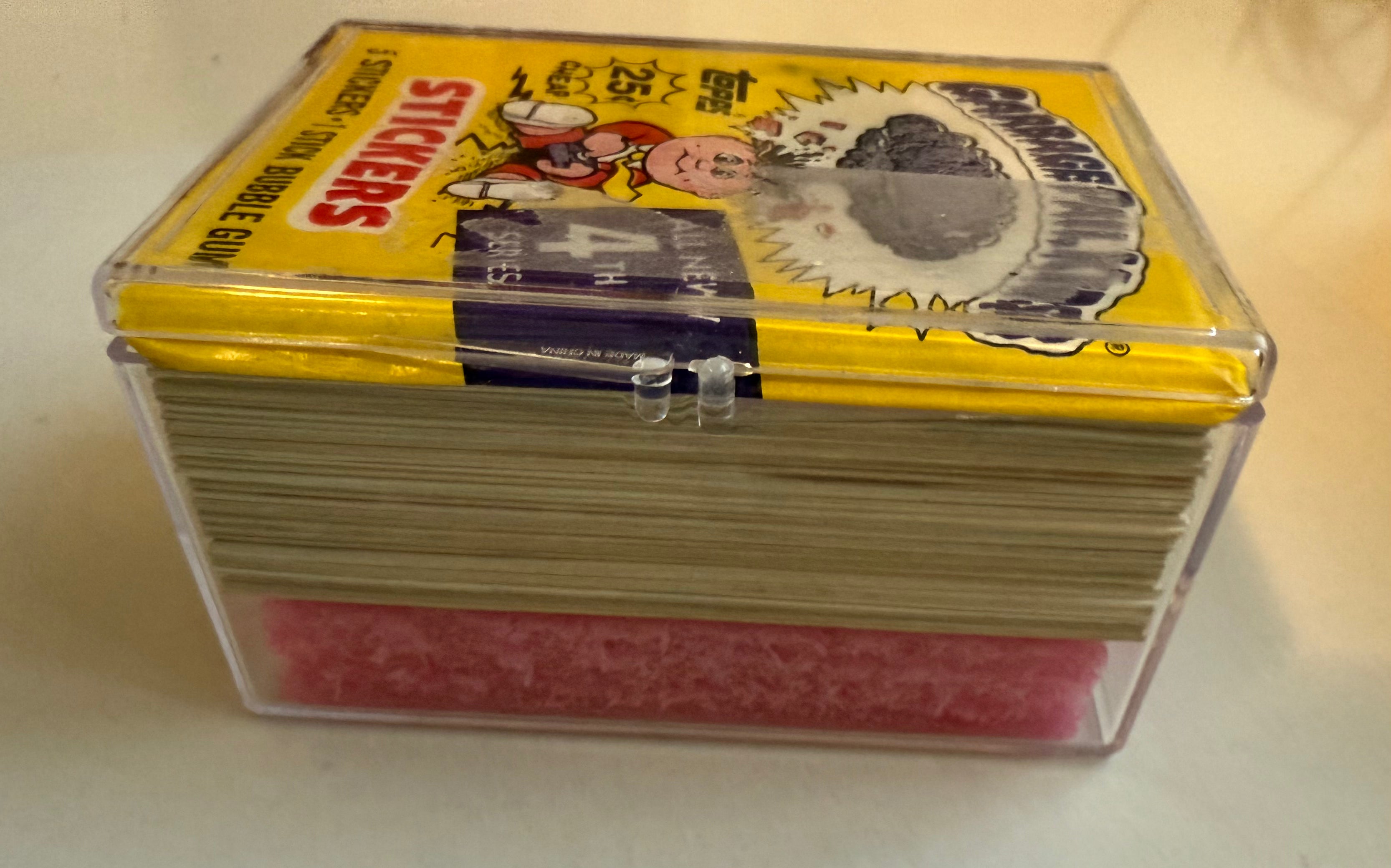 Vintage 1985 Garbage Pail Kids Series 4 Sticker Set - High Grade Condition with Original Wrapper | Collectible Trading Cards for Nostalgic 80s Fans & Pop Culture Enthusiasts