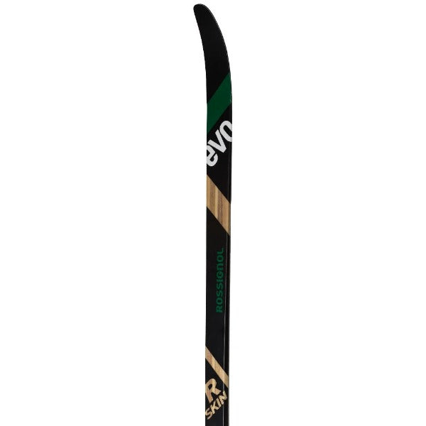 Rossignol EVO XC65 R Skin Cross-Country Skis with Touring Nordic Control Step-In Bindings - Perfect for Backcountry Skiing & Winter Adventures