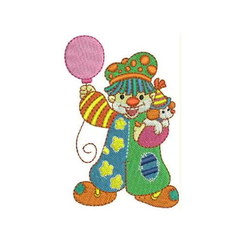 Threadart Machine Embroidery Design Bundles - Kids Collection - Cartoon Clowns (40+ Sets) - USB Stick Ready - Perfect for Children's Clothing, Baby Blankets & DIY Crafts