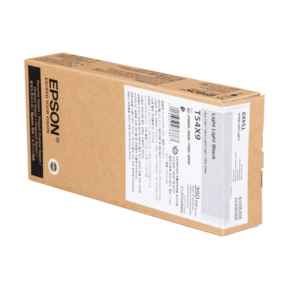 Epson T54X900 Ultrachrome HD Ink 350ml - Light Light Black for P6000/P7000/P8000/P9000 Printers | High-Quality Photo Printing, Art Reproduction & Professional Graphics