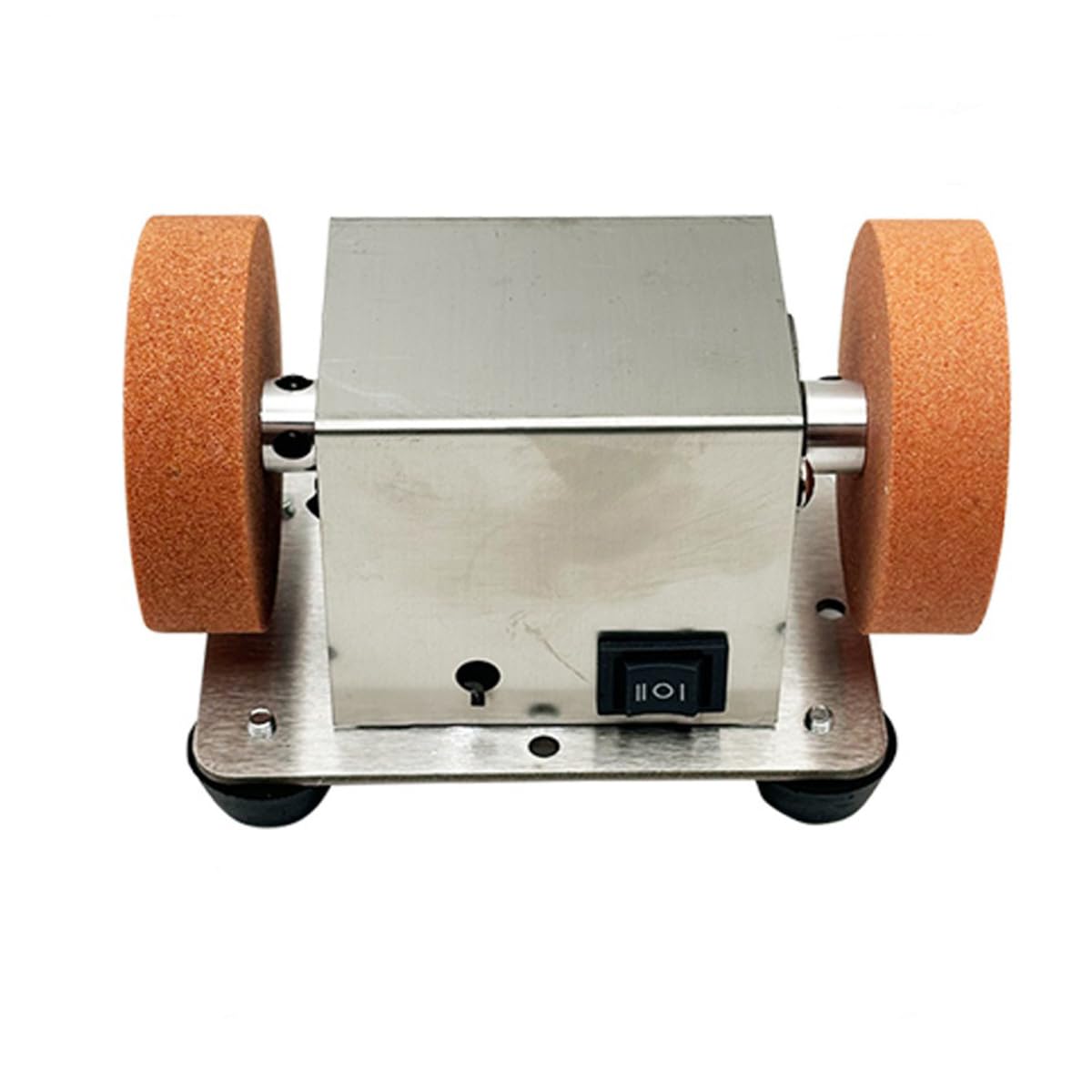 4 Inch Bench Grinder 6000 RPM High-Speed Grinding Tool - Double Sander & Drill Chuck Set for Metalwork, Precision Sharpening, Knife Sharpening, Woodworking & DIY Projects - Perfect for Home Workshops & Professional Use