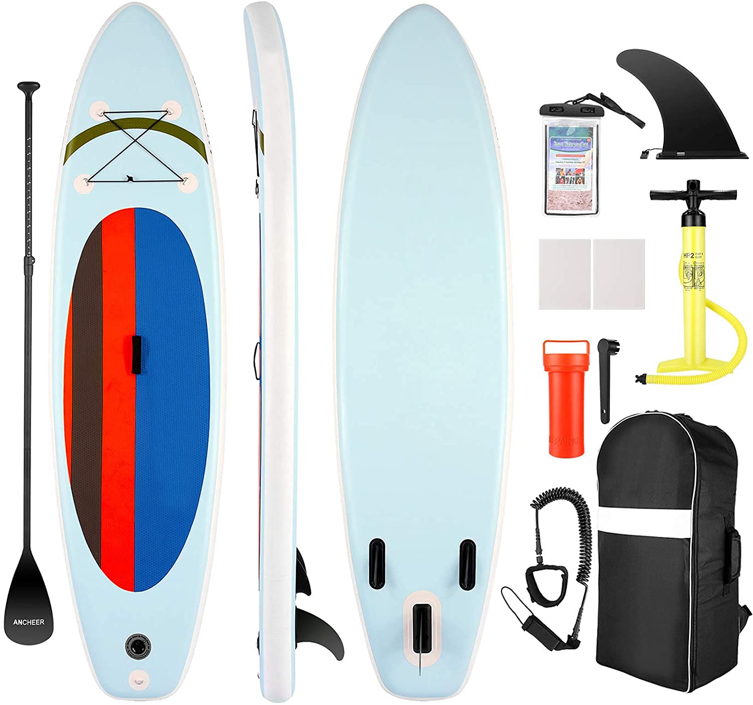 ANCHEER Inflatable Stand Up Paddle Board - 10'6