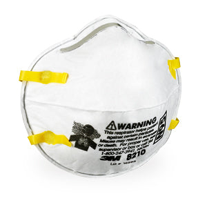 3M 8210 N95 Particulate Respirator Mask - 20 Pack/Box - Dust, Pollen & Air Pollution Protection for Construction, Woodworking & DIY Projects
