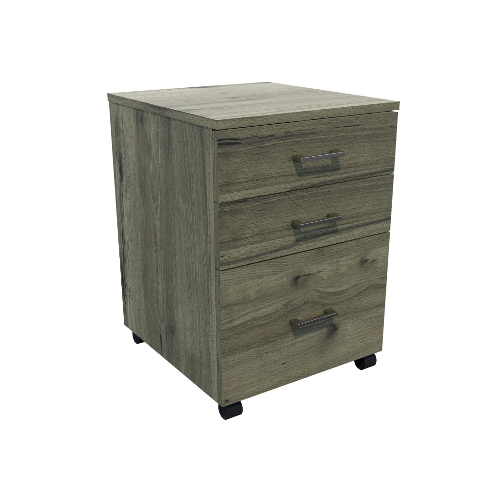 Forme 2-Drawer Mobile File Cabinet with Wheels - Customizable Colors for Office, Home, or Classroom Organization
