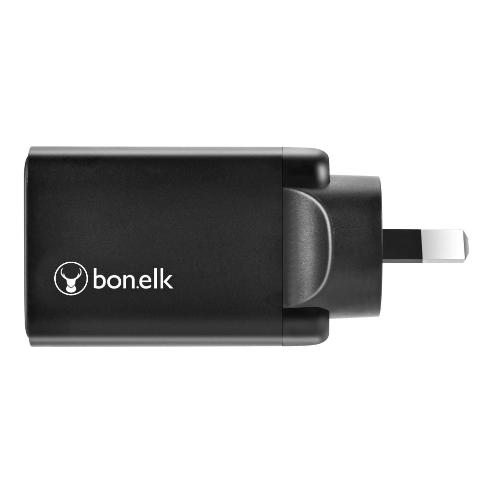 Bonelk 65W PD GaN Fast Wall Charger - Compact & Powerful USB-C Charger for iPhone 15/14/13, MacBook, iPad, Samsung Galaxy - Perfect for Travel, Home & Office Use