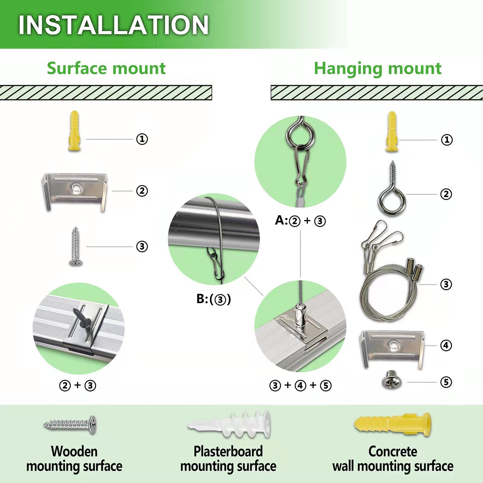 8Pack 8FT LED Shop Light Garage Light - 100W 6000K Daylight White, 15000LM Super Bright, Linkable T8 LED Tube Lights for Garage, Warehouse, Workshop - Hanging or Surface Mount, Plug and Play - Perfect for Industrial Spaces, Basements & DIY Projects
