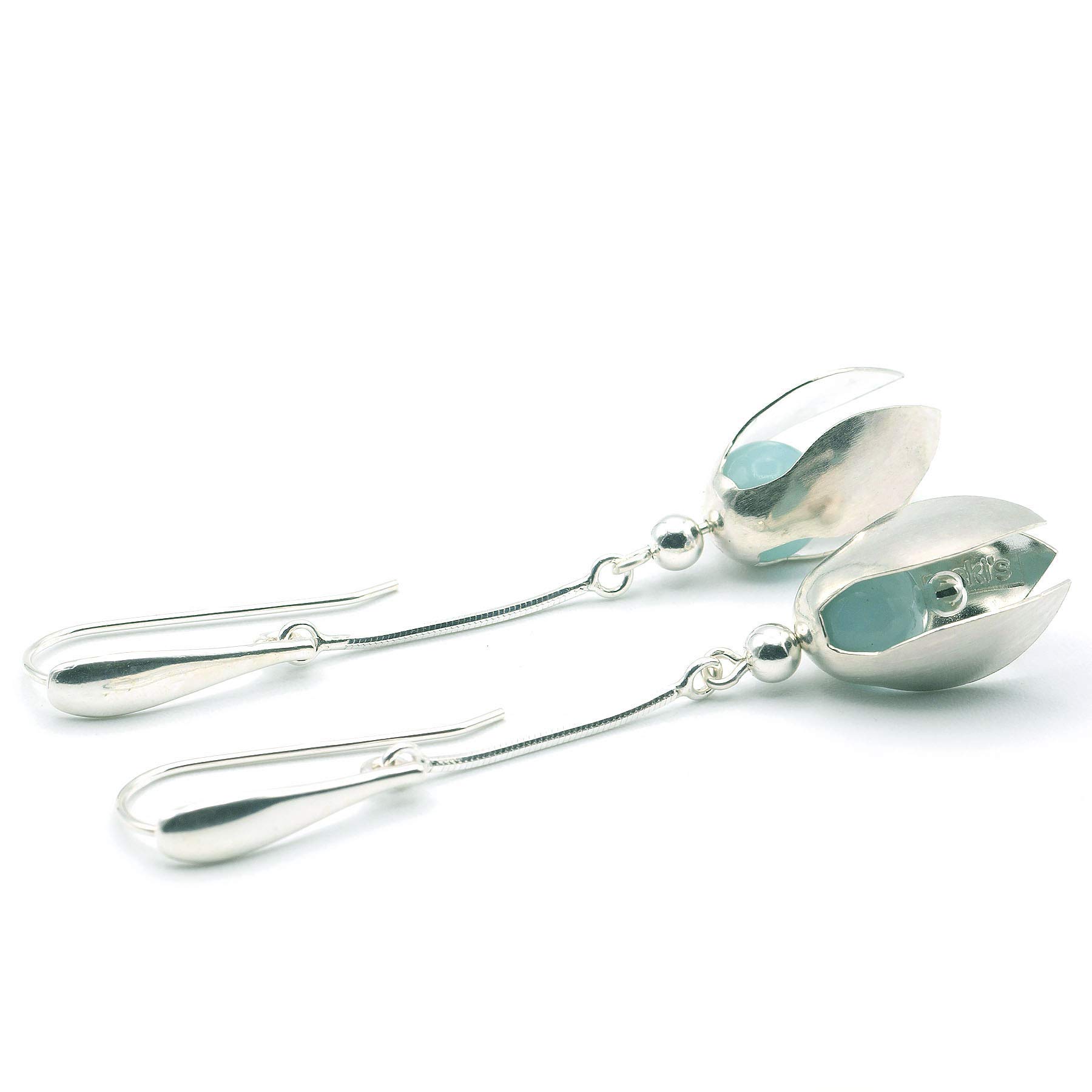 Amazonite Sterling Silver Earrings for Women – Elegant Gemstone Jewelry for Everyday Wear & Special Occasions
