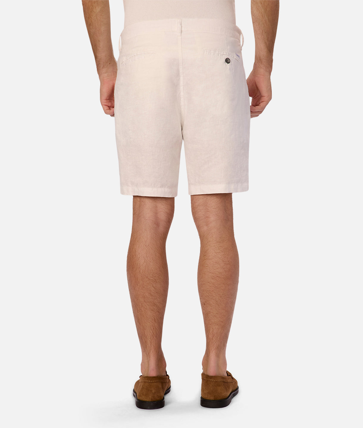 Premium Milton Linen Shorts for Men - Breathable & Comfortable Summer Shorts in Off White - Perfect for Beach, Vacation & Casual Wear
