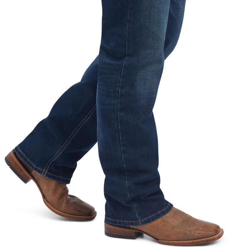 Ariat Men's M4 Relaxed Quentin Boot Cut Jean in Ford - Comfortable Western Denim Jeans for Cowboy, Riding & Casual Wear