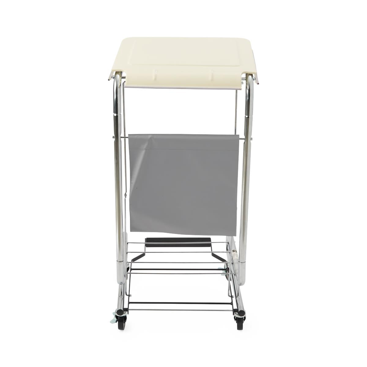 18-Inch Hamper Stand with Foot Pedal - Hands-Free Laundry Basket Holder for Bedroom, Bathroom, and Closet Organization