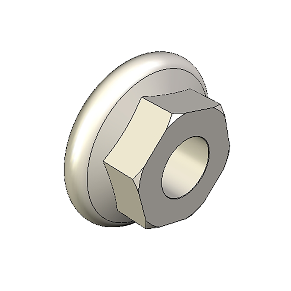 High-Quality TDS 200HD M5 Hex Flange Nuts (Pack of 2) - Durable Stainless Steel Fasteners for Automotive, Machinery & DIY Projects