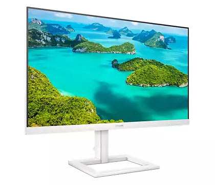 Philips 246E1EW 23.8 Inch QHD IPS Monitor with USB-C - Ultra-Thin Bezel, 75Hz Refresh Rate for Home Office, Gaming & Graphic Design