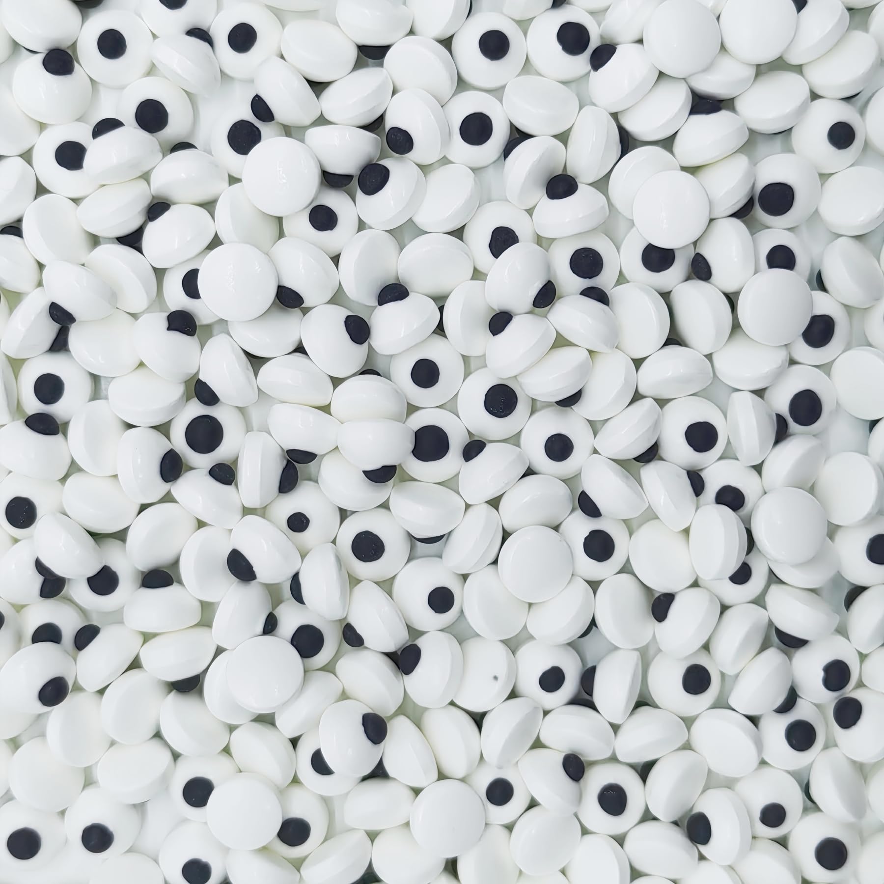 10mm Small Edible Candy Eyes - Decorating Eyeballs for Halloween, Cakes, Cookies, Ice Cream & Cupcakes (3OZ) - Perfect for Baking, Party Treats & Dessert Toppers