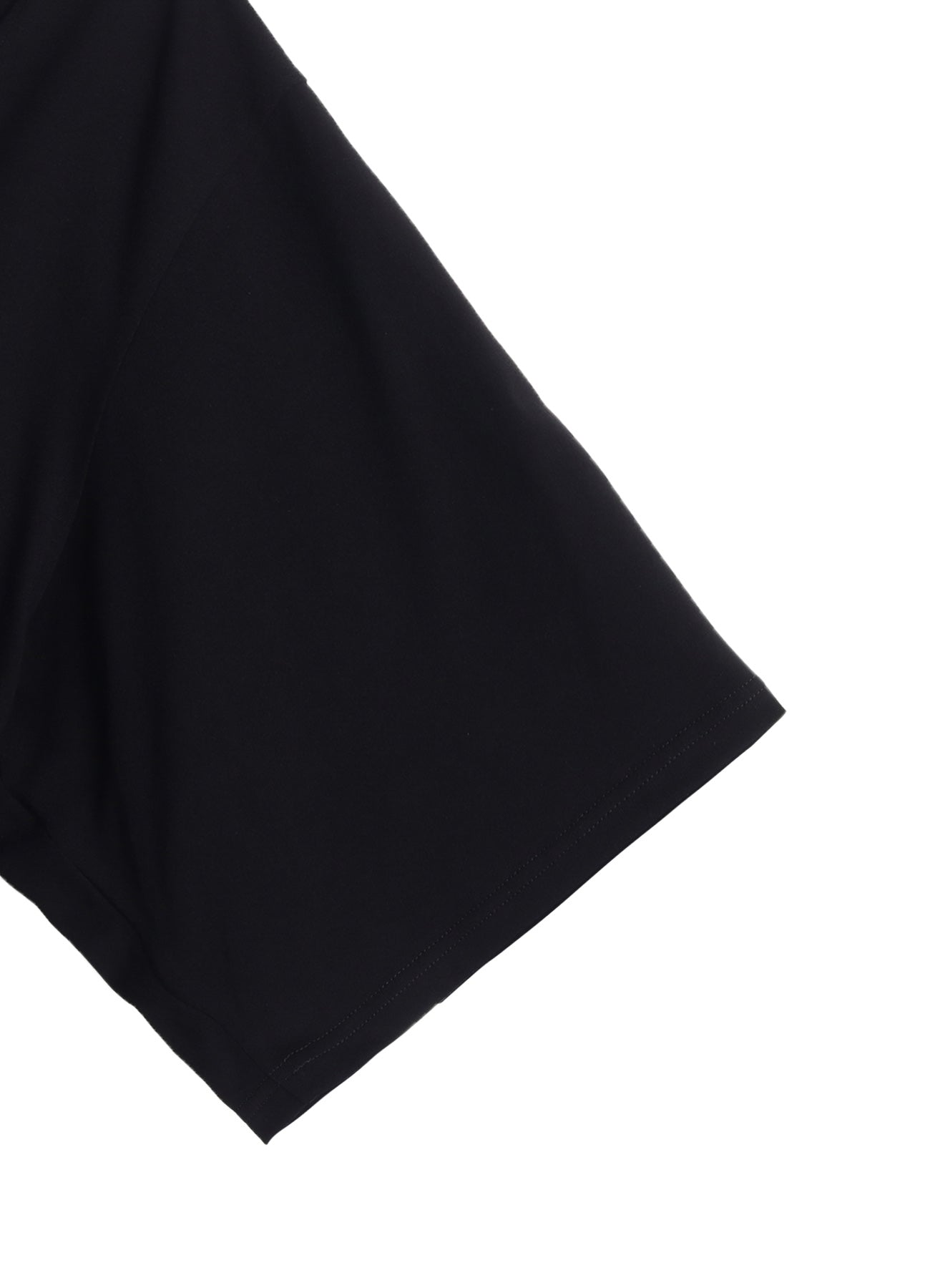 Soft Cotton Jersey Fabric Switch Half-Sleeve Draped T-Shirt for Women - Casual Comfort Wear for Everyday Outfits & Layering