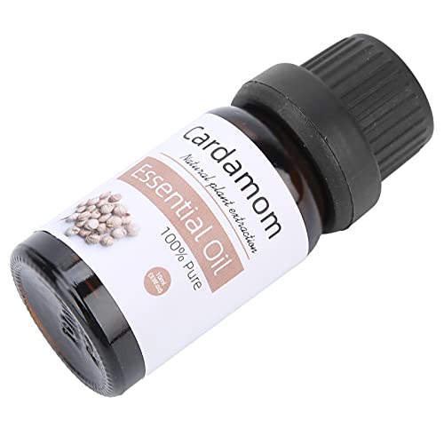 Cardamom Essential Oil for Body Massage - Easy to Absorb, Skin Brightening & Household Cleaning | Aromatherapy, Spa Relaxation & Natural Home Care
