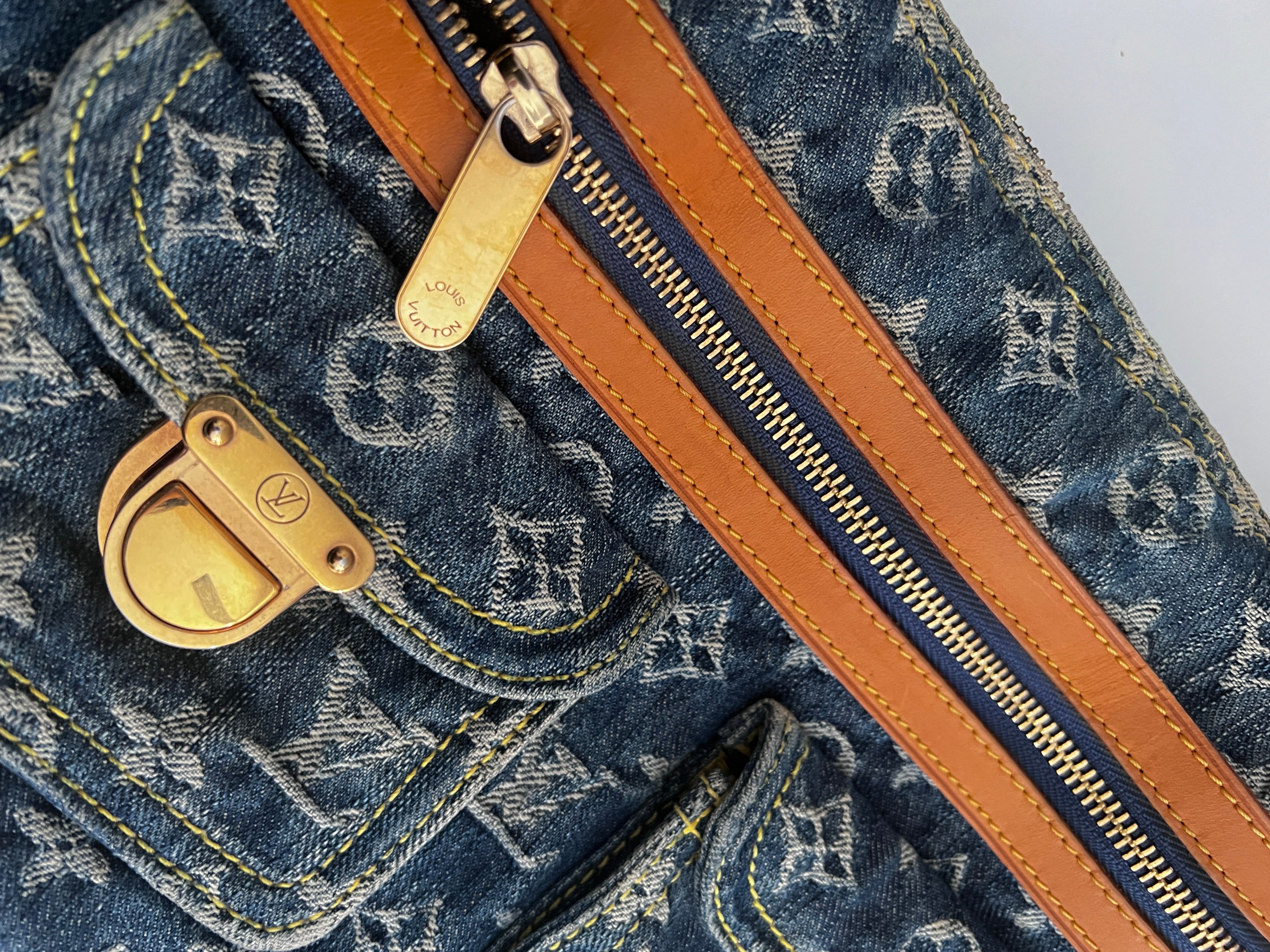 Louis Vuitton Denim Baggy PM Crossbody Bag - Luxury Designer Handbag for Women | Perfect for Casual Outings, Travel & Everyday Use