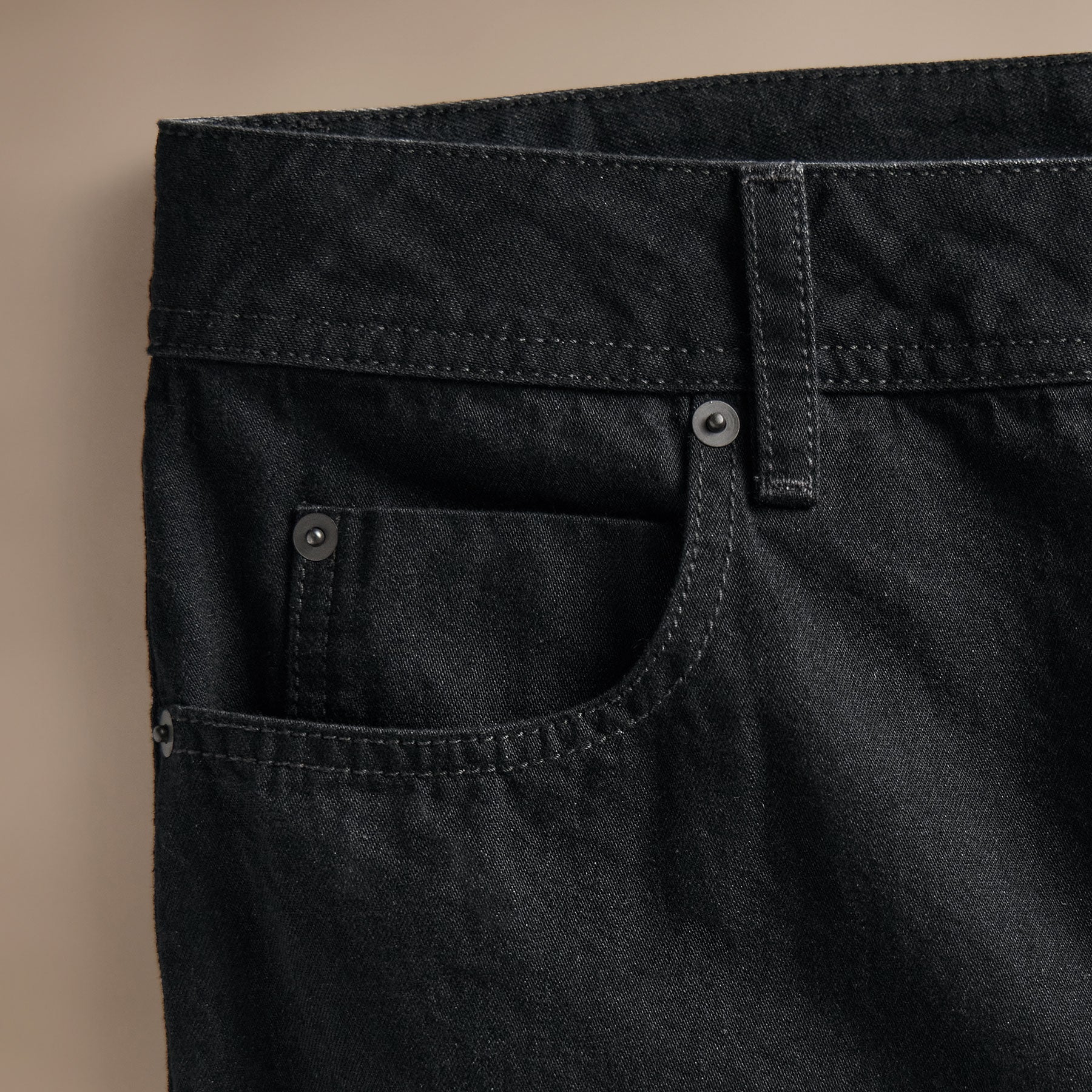 Black Denim 5 Pocket Pants for Men - Classic Slim Fit Stretch Jeans | Perfect for Casual Wear, Work & Everyday Outfits