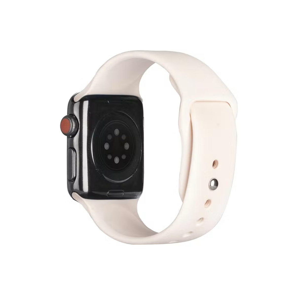 3sixT Durable Silicone Band for Apple Watch 42mm 44mm 45mm - Comfortable Sport Strap for Workout, Running & Daily Wear