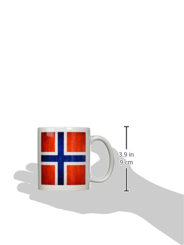 3dRose Norway Flag Ceramic Coffee Mug - 11 oz Insulated Travel Cup for Hot & Cold Drinks - Perfect for Home, Office, Camping Gifts