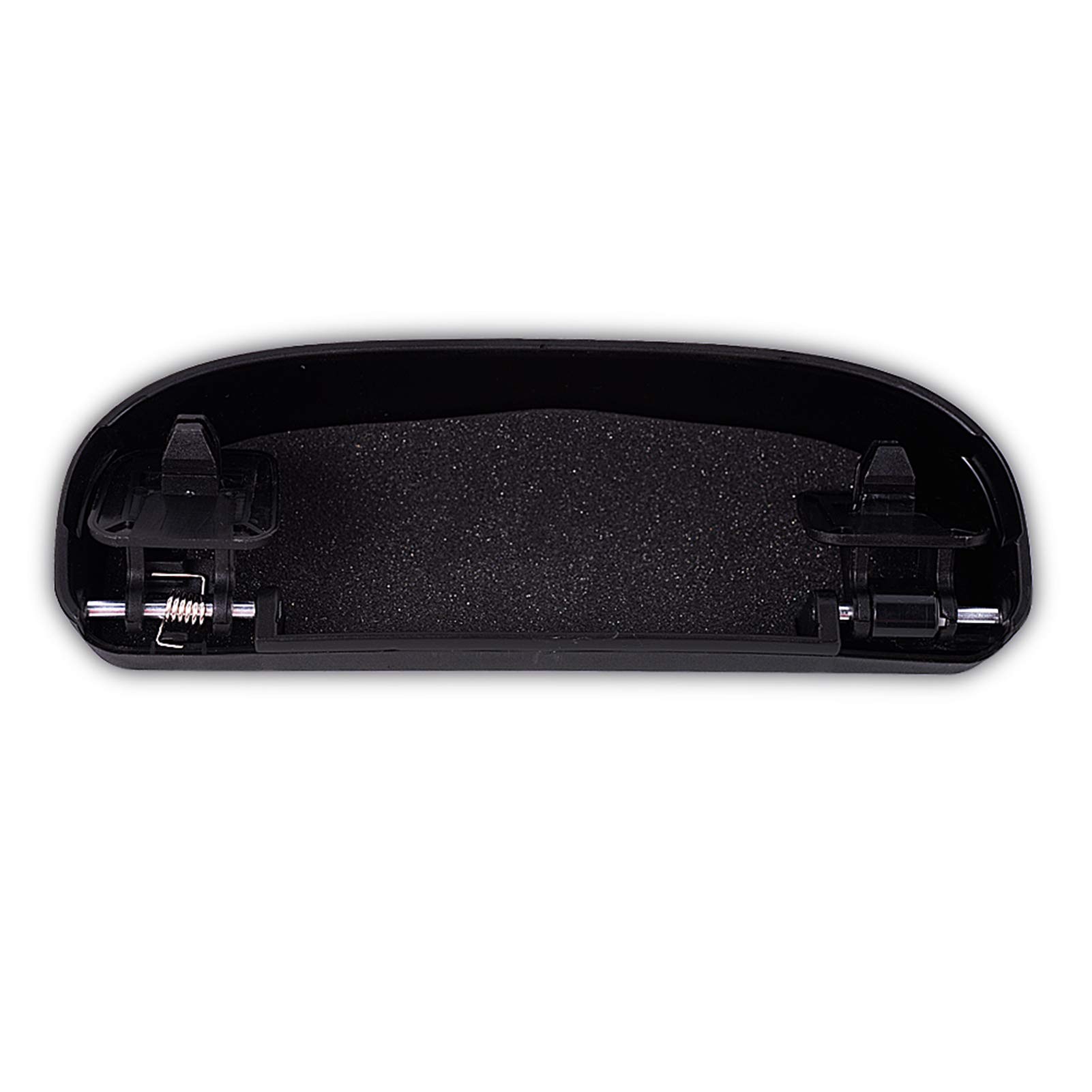 Runmade Sunglasses Holder - Black Storage Case Compatible with BMW 3/5/6/7/X3/X5/X7 Series - Fits Driver Side Overhead Grab Handle (E70 E90 F10 F15 F30 G30) - Perfect for Car Organization & Eyewear Protection