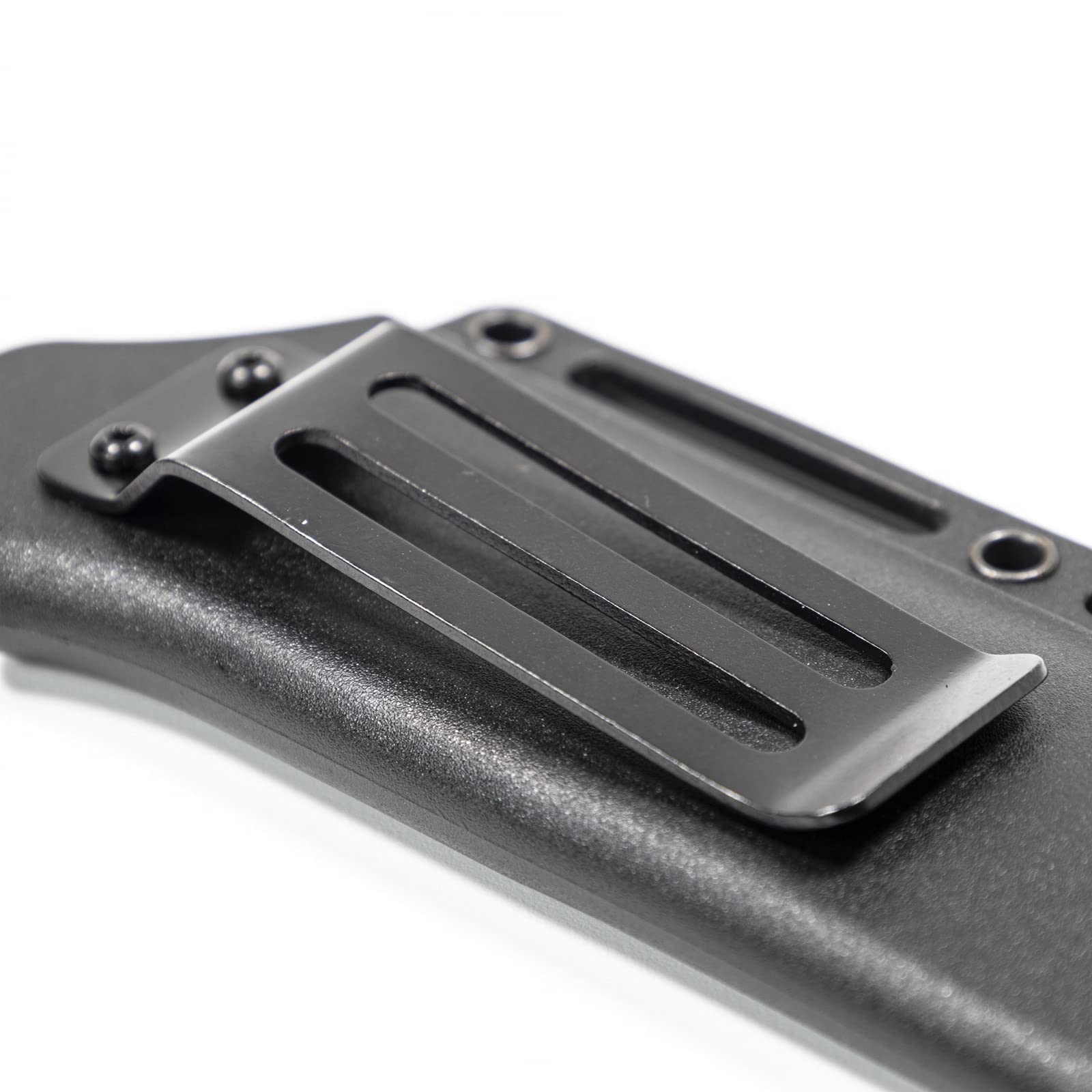 ASR Tactical Full Tang Survival Knife with Clip Point Blade, Slim Kydex Sheath & Hook Handle - American Flag Design - Perfect for Camping, Hunting, and Outdoor Adventures