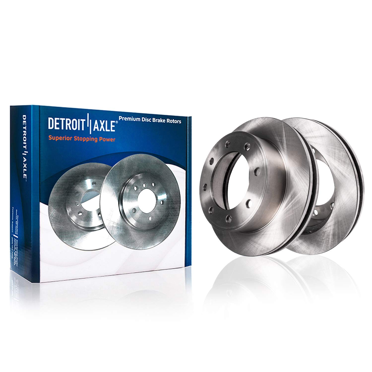 Detroit Axle Front Brake Rotors Replacement for 2009-2021 Dodge Ram 2500 3500 | High-Performance Disc Brake Rotors | Durable & Reliable Braking System Upgrade | Perfect for Off-Roading, Towing & Heavy-Duty Use