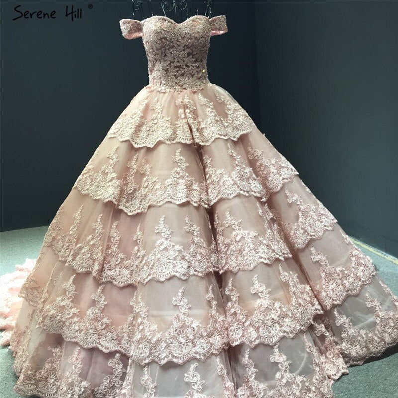 Elegant Wine Red Lace Tiered Sexy Wedding Dress - Sleeveless Beaded Bridal Gown for 2025 (Custom Made) | Perfect for Beach Weddings, Vow Renewals & Romantic Photoshoots