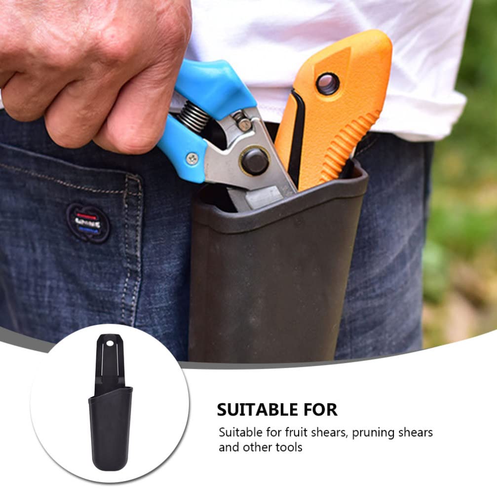 Professional Folding Garden Pruner with Belt Loop - Heavy Duty Hand Pruning Shears for Gardening, Landscaping & Construction - Perfect for Trimming Branches, Shrubs & Outdoor Maintenance