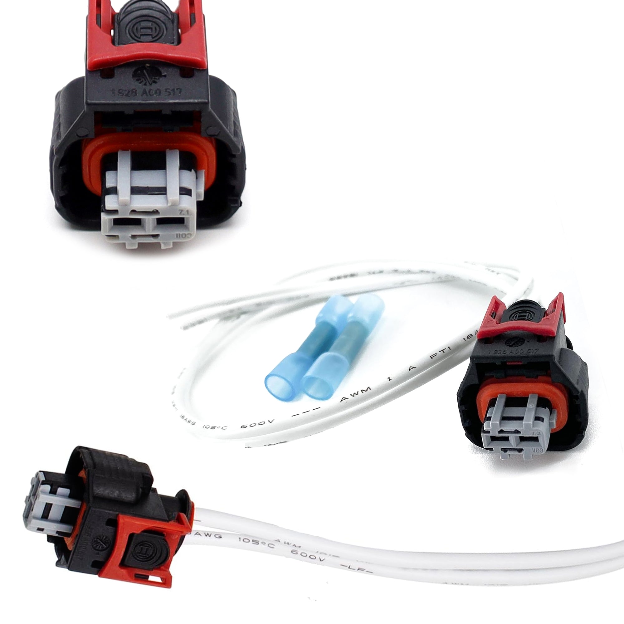 2 Pin PT3739 Female Multi-Purpose Electrical Connectors with 7 Wires - Compatible with GM L5P Fuel Injector - Perfect for Automotive Repair, Engine Maintenance & DIY Projects