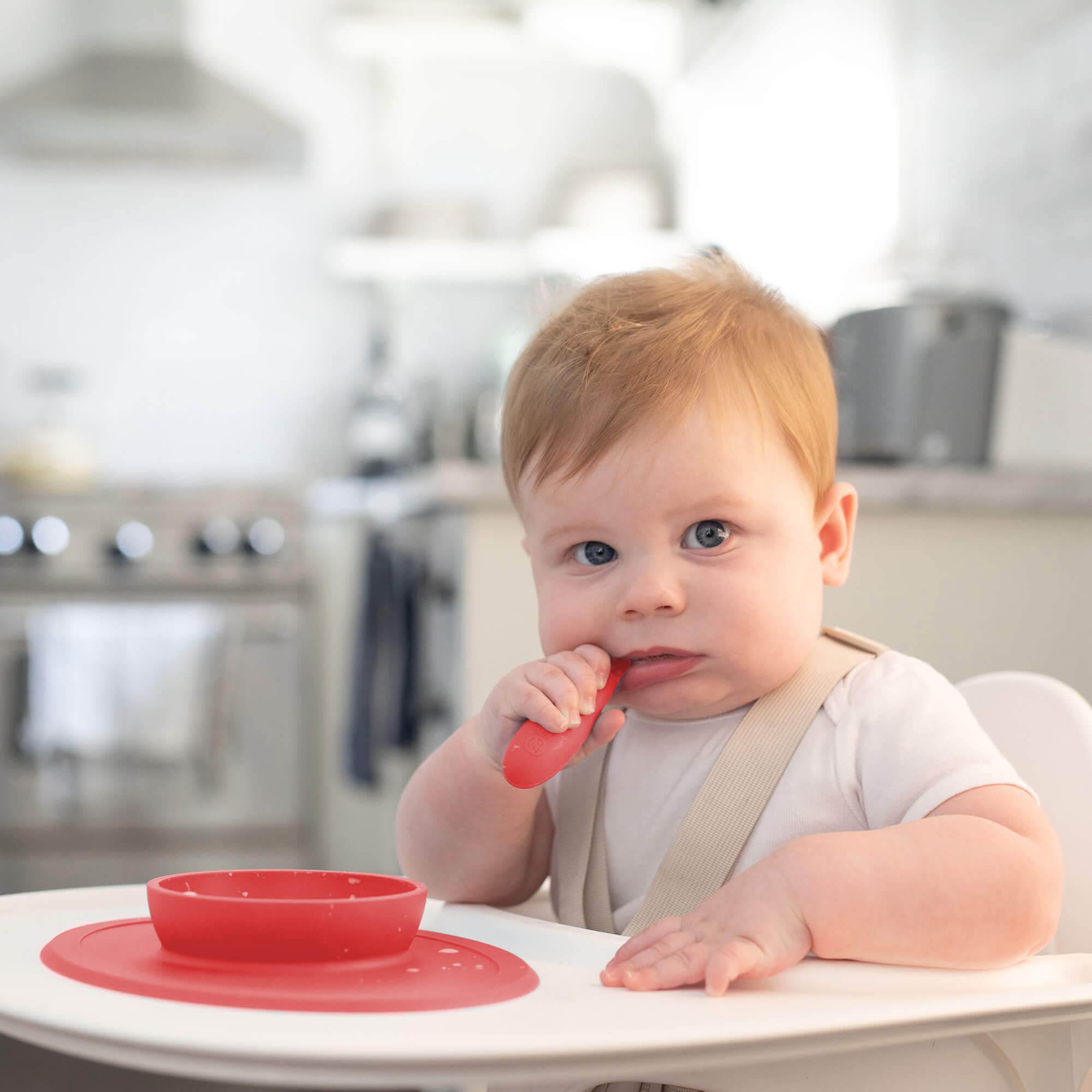 Ezpz Tiny Bowl - Best Silicone Baby Bowl for Baby Led Weaning | Non-Slip, BPA-Free | Ideal for First Foods & Toddler Mealtime