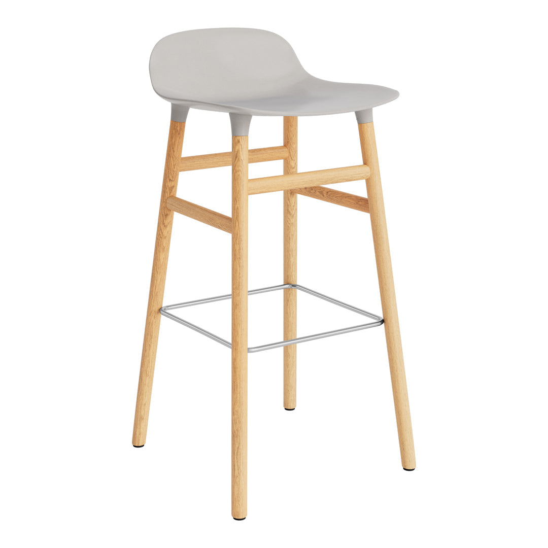 Modern Wooden Bar Stools with Sturdy Wood Legs - Perfect for Kitchen Islands, Home Bars & Dining Counter Seating