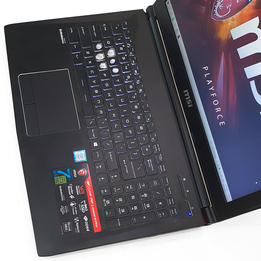 MSI GP62MVR 7RF Gaming Laptop - Intel Core i7-7700HQ, NVIDIA GTX 1060, 16GB RAM, 1TB HDD + 128GB SSD, 15.6