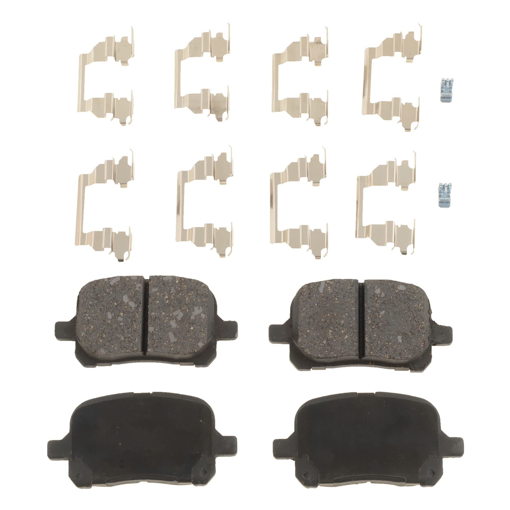 High-Performance Front Brake Disc and Pad Kit - 2-Wheel Set for 1999-2001 Lexus RX300 | Ceramic Brake Pads, 5-Lug Cast Iron Rotors | Smooth Stopping Power for City Driving & Highway Safety