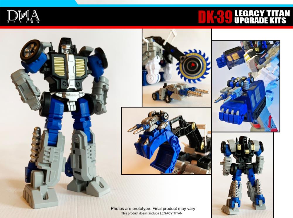 DNA Design DK 39 Upgrade Kit for Legacy Titan Metroplex - Transformers Action Figure Accessories for Collectors & Display Scenes