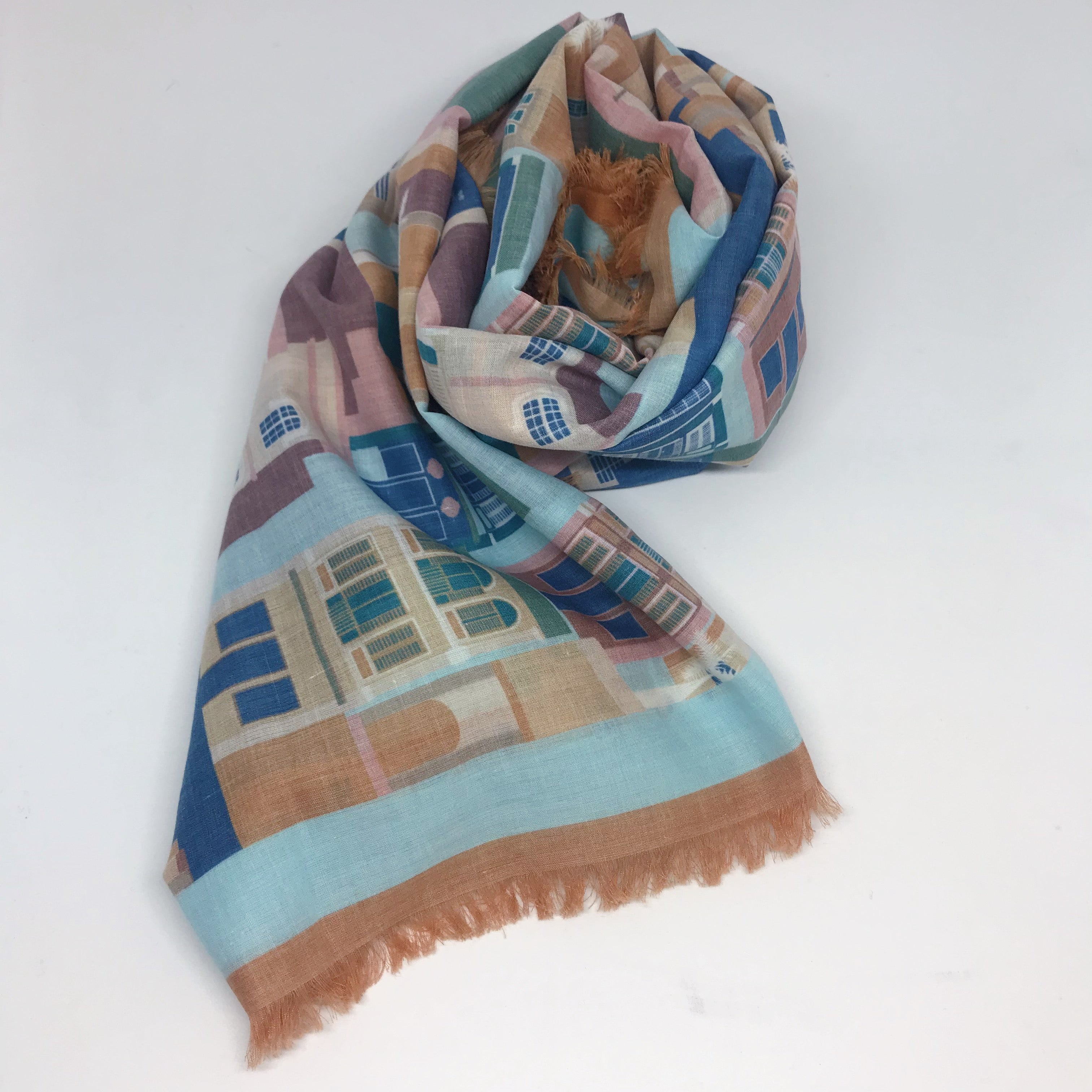 Stylish Singapore Cotton Scarf - Lightweight & Breathable Fashion Accessory for Women - Perfect for Travel, Office & Casual Outfits