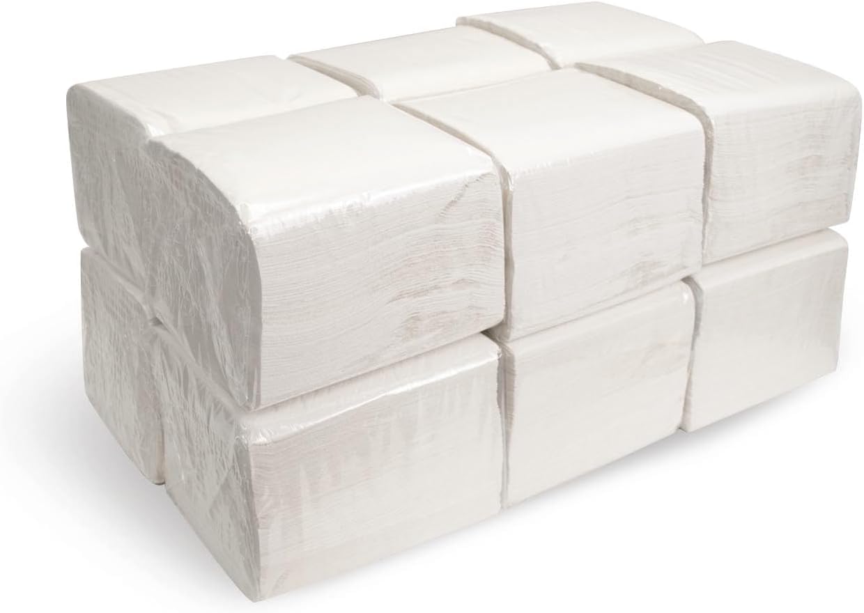 Premium White 1-Ply Morcon Paper Dinner Napkins 17