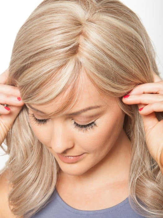 Amber Human Hair Wig with Mono Top - Natural Look & Comfortable Fit for Daily Wear, Cosplay, and Special Occasions
