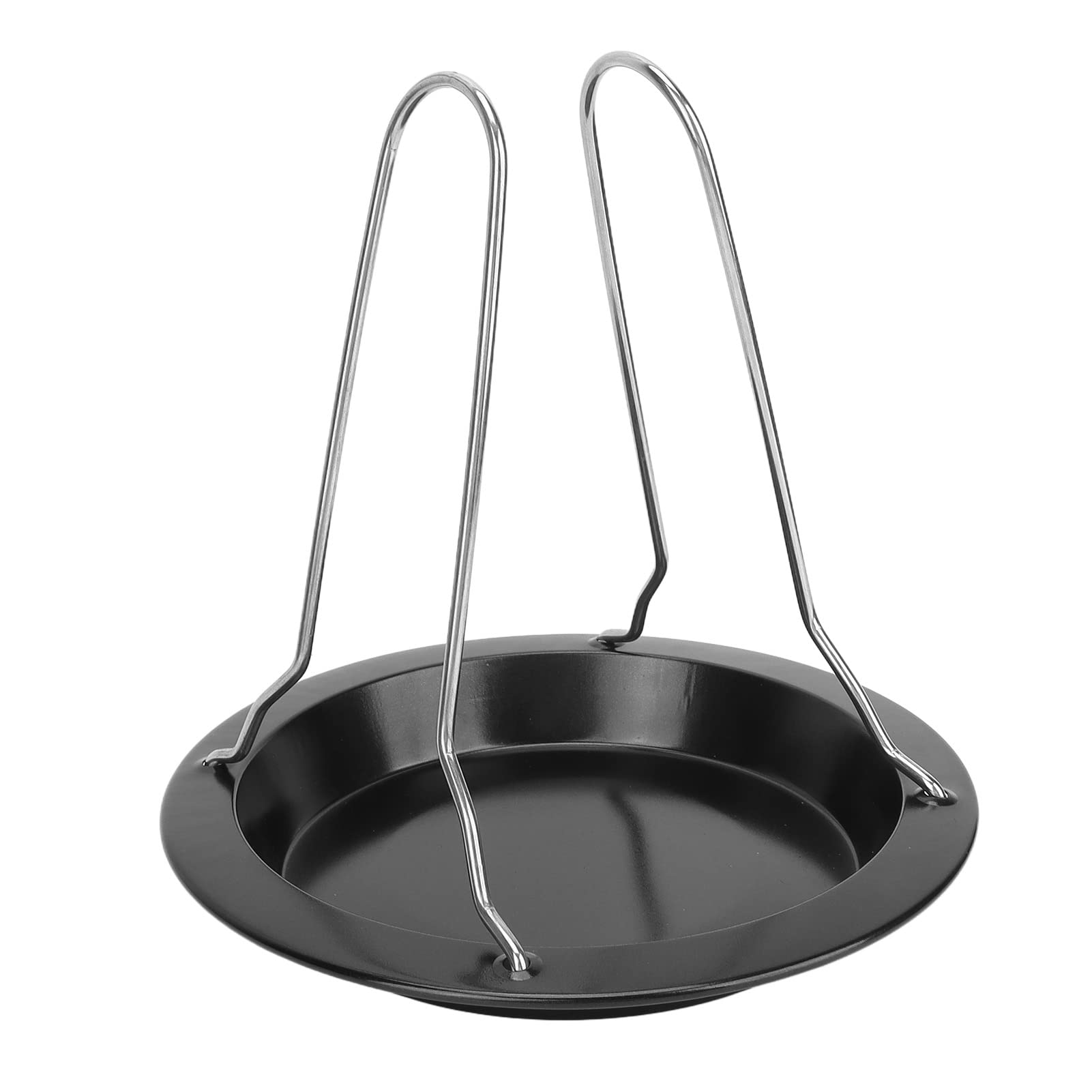 Portable Stainless Steel Vertical Roasting Pan with Rack - Outdoor Chicken Roaster for BBQ, Camping & Kitchen Use - Perfect for Grilling, Picnics & Backyard Cooking
