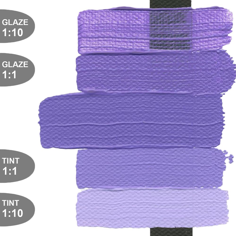 GOLDEN Heavy Body Acrylic Paint - Light Violet (32 fl oz Jar) | Professional Grade Opaque Acrylics for Artists | Perfect for Canvas Painting, Murals & Fine Art Projects