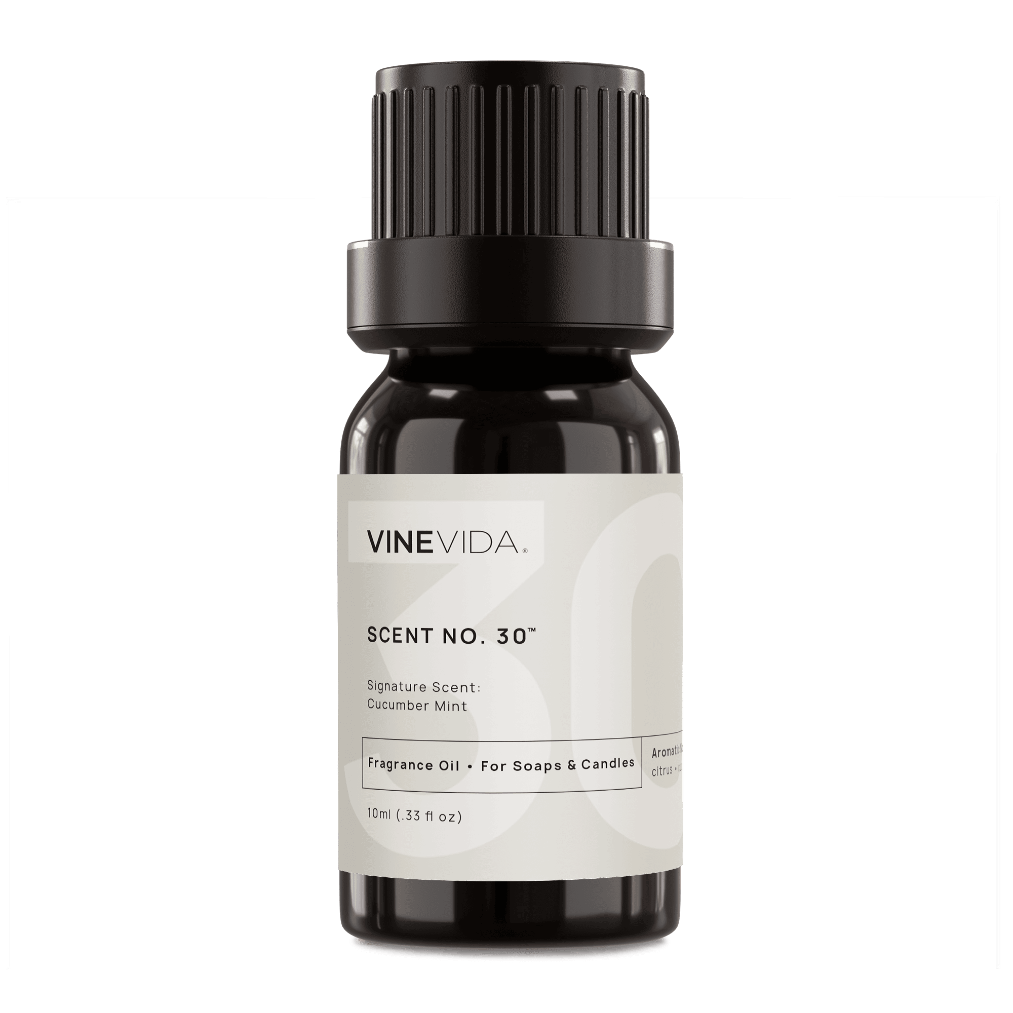 Cucumber Mint Fragrance Oil - No. 30 Premium Scent for Handmade Soap, Candle Making & DIY Crafts - Relaxing Aromatherapy for Home Spa & Bath